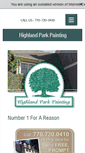 Mobile Screenshot of highlandparkpainting.com